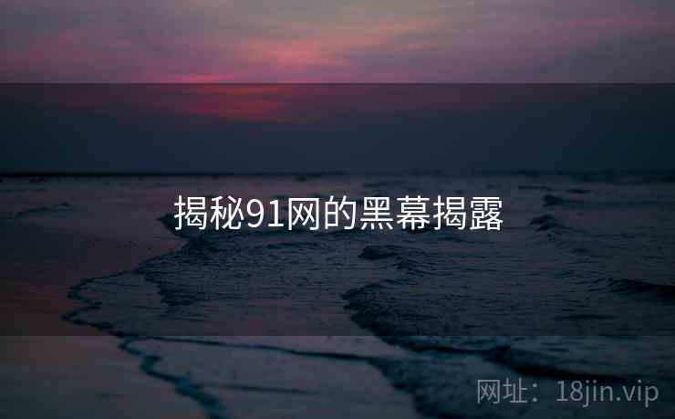 揭秘91网的黑幕揭露
